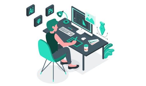 Grofit Creative service illustration