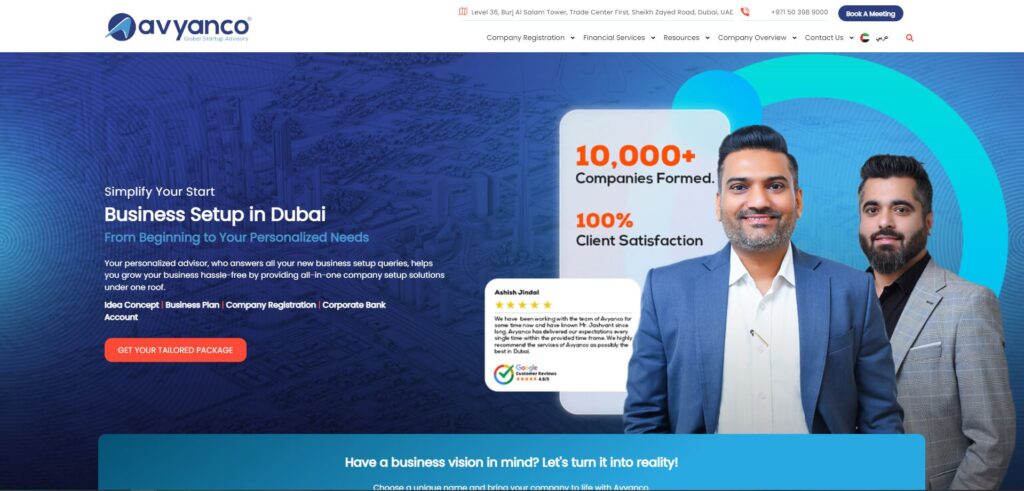Grofit Avyanco Website pic